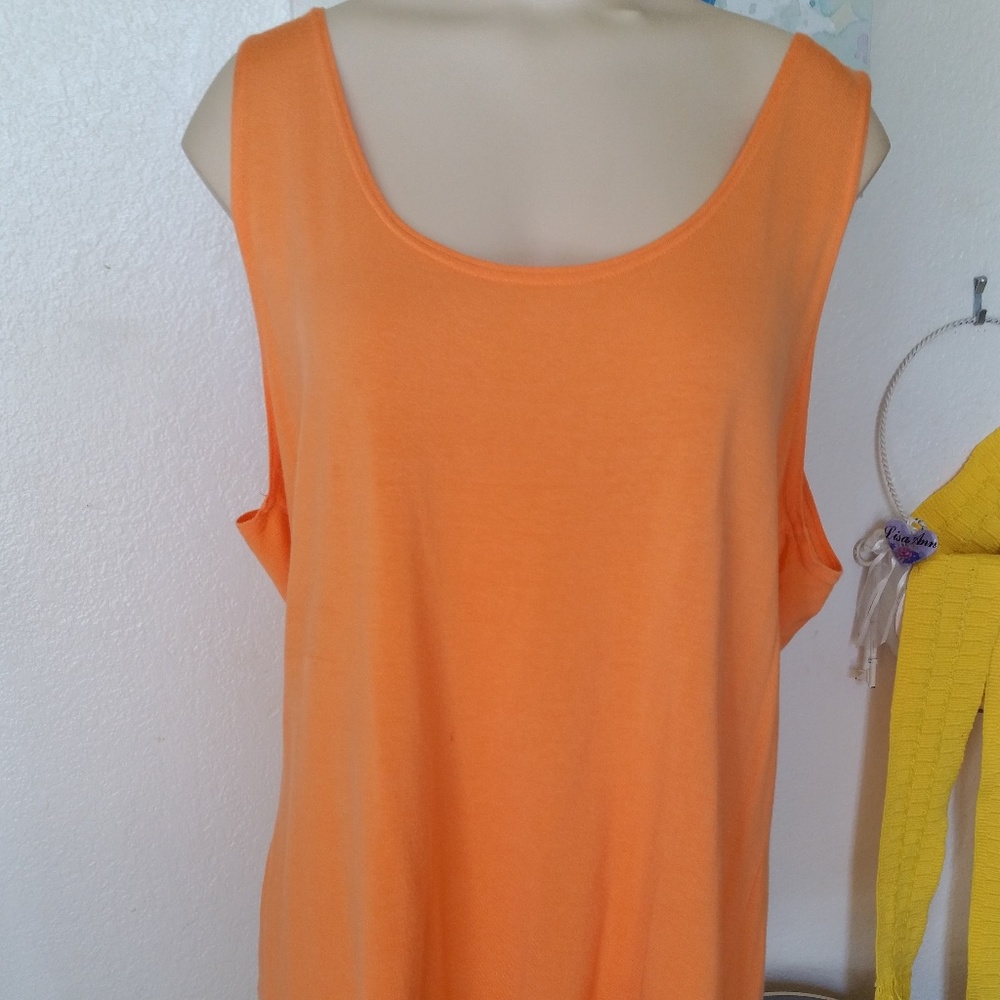 French Laundry Tank Top Orange XL